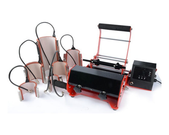 Mug heat press, multifunctional for different sizes